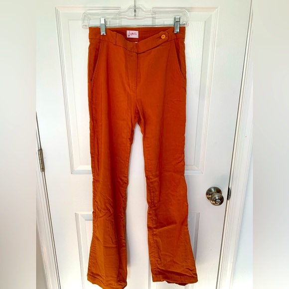 Ludmilla Orange Two Tone Trouser Size 25 - Picture 1 of 2